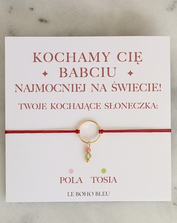 Dla Babci - Kamienie Urodzeniowe Wnucząt, Le Boho Bleu