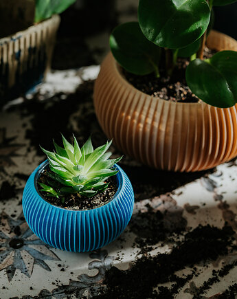 Mała doniczka 71P01.120.BLUE / eko / zero waste / minimalizm, 71rzeczy