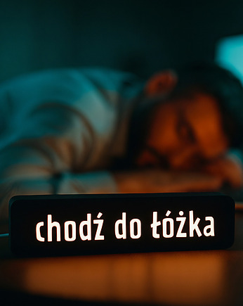 Lampa CHODŹ DO ŁÓŻKA , Mediorama