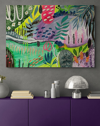 Natura, abstrakcja, malowany obraz, AAS Art Studio