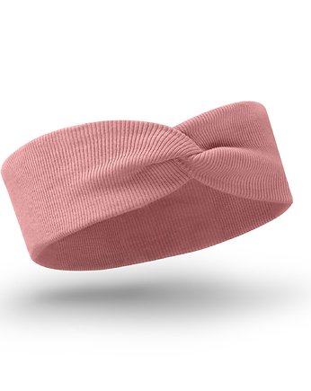 Opaska dziecięca prążek - peonia, bubalove