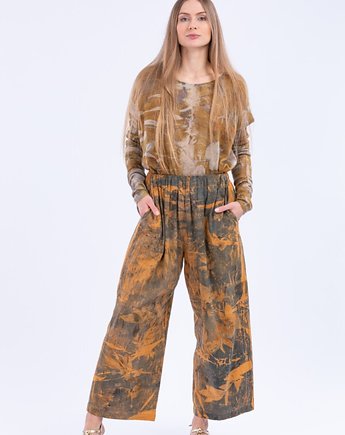 Szerokie spodnie z bawełny organicznej TRIBAL, ASKAparis