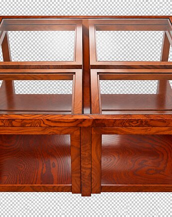 Stolik kawowy modułowy Roche Bobois lata 80., Relikt design