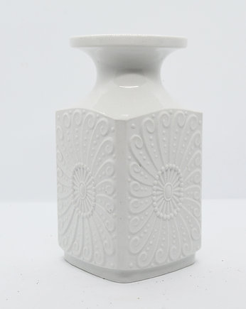 Biały wazon ceramiczny, Kerafina Royal Porzellan Bavaria KPM, Niemcy, lata 70., Good Old Things