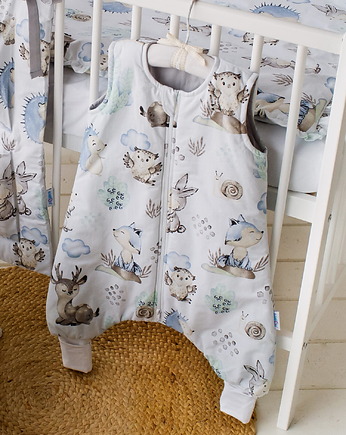 Śpiworek Ze Skarpetkami Ocieplany 2.5 TOG Bawełna BLISS od BabyU, Sleepdo