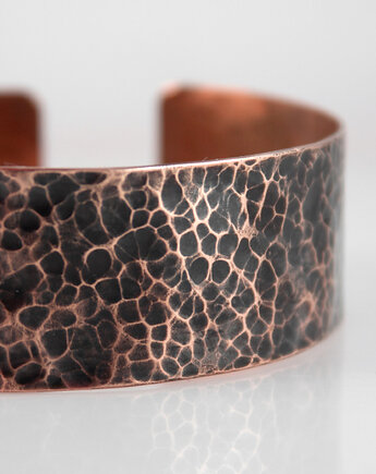 Lawa - miedziana bransoletka - różne rozmiary, Caltha