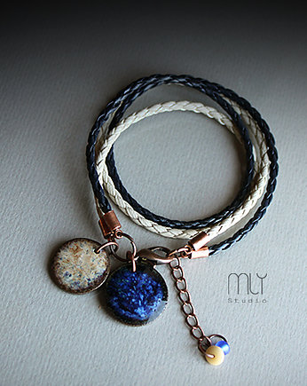 Nakrapiana/bransoletka ceramiczna, Magda Łysiak