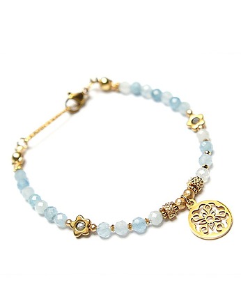 Akwamaryn vol. 10 /bransoletka/19.11.24 - Szlachetna kolekcja, KiKa pracownia