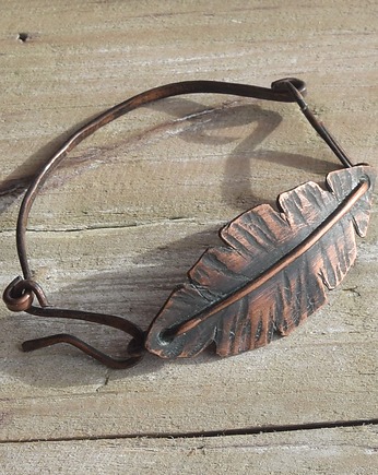 Bransoletka z kutej oksydowanej miedzi /68/, Galeriai