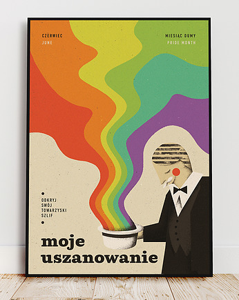 Plakat "Moje uszanowanie", Agata Małecka