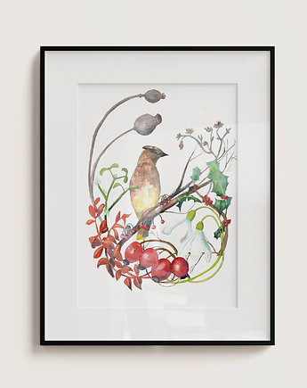 Plakat Zimowy motyw, mi_karan art