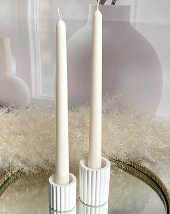 Świeca ekologiczna sojowa dekoracyjna stołowa "Rustic" 25cm, Coccola JEWELLERY