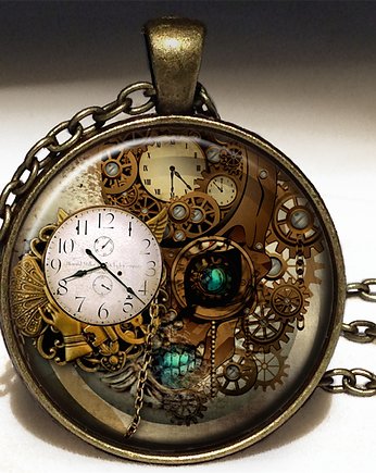 Duży medalion Steampunk, EGGinEGG