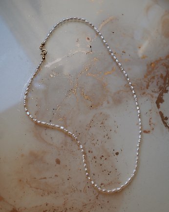 PERŁY  i złoto / naszyjnik, Magdalena Paszkiewicz Jewellery