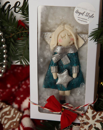 Zimowy anioł spełniania marzeń, angelstyle