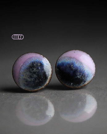 Kolczyki ceramiczne Orchids 9mm, Magda Łysiak