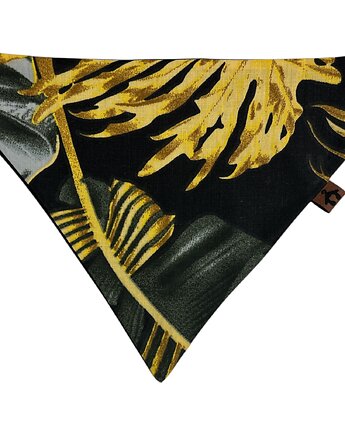 Bandana dla psa  Złote Liście, Psia szafa