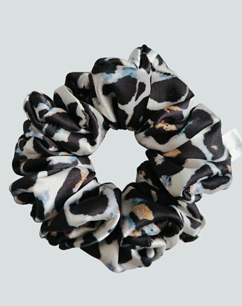 Satynowa gumka satynowa scrunchie owijka frotka nocna pantera MAXI, Capillum
