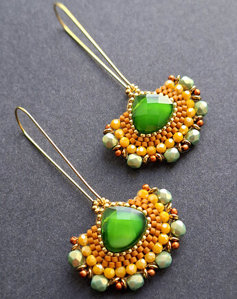 Kolczyki w szkle kolorowym no19, Motywator Eweliny