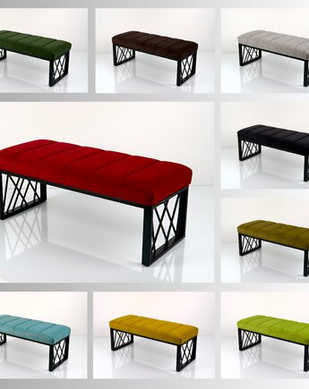 Ławka Tapicerowana Industrialna Kolory Rozmiary LGM-531, EMRA WOOD DESIGN