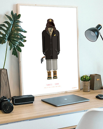 Fargo - plakat 50x70 cm fine art, minimalmill