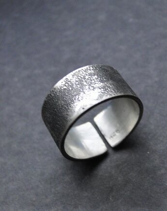 Obrączka męska surowa 002, Memero
