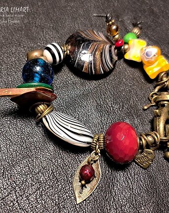 Boho style bransoletka niezwykła. Zamówienie dla p.Beaty #12569795, Galeria Limart