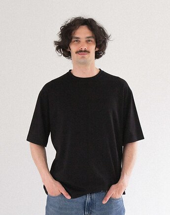 MAKAK - męski box t-shirt - koszulka oversize z krótkim rękawem z 100% etyczn, KOPYTO