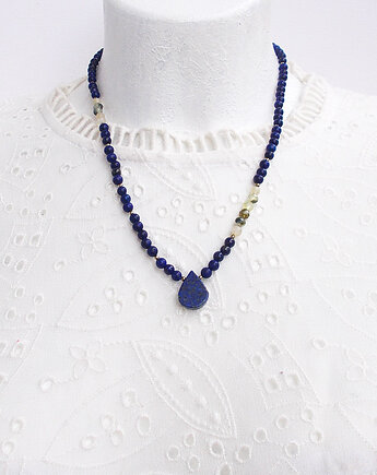 Lapis lazuli i Cytryn Naszyjnik, galeria nuit