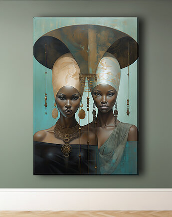 Oblicza Innych Wymiarów - Obraz na płótnie - Druk Blejtrama - Surrealizm #6, Black Sapphire Art