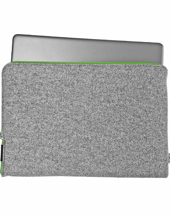 POKROWIEC NA LAPTOPA szary zielony zamek, purol design