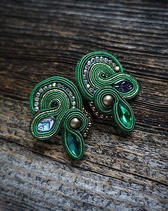 Isobelle - kolczyki sutasz, Mró Soutache