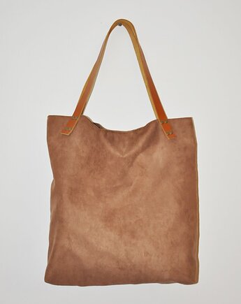 Torba tote XL - karmel, PRACOWNIA 166