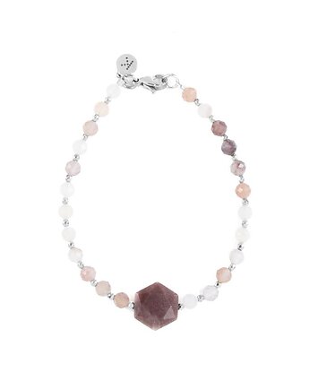 Bransoletka z kamieniami kobiecej intuicji - Wersja Srebrna, Kulka Bransoletki