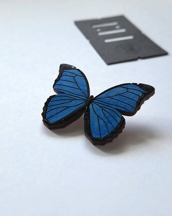 Broszka Motyl Morpho, MANEMIS