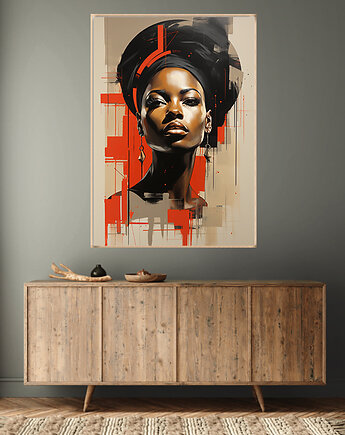 Barwy Afryki - Plakat - Druk - Abstrakcja, Surrealizm, Fotografia, Loft #46, Black Sapphire Art