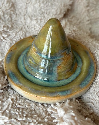 Ceramiczny podstawek na pierścionki "Emerald", MKEN