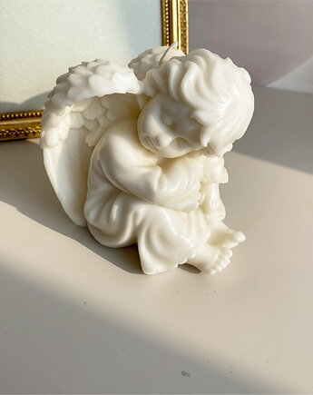 Świeca ekologiczna sojowa dekoracyjna "Angel" 100x80mm, Coccola JEWELLERY