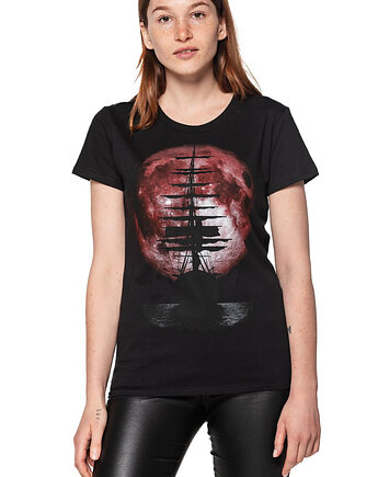 T-shirt damski UNDERWORLD Ship Czerwony, UNDERWORLD