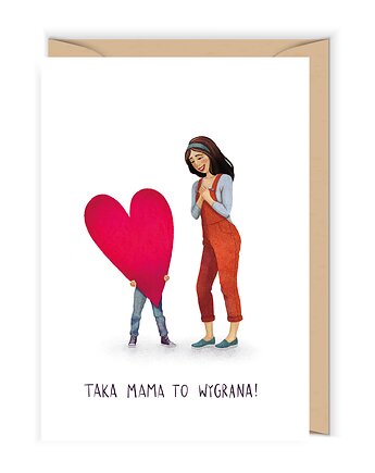 Kartka z okazji Dnia Mamy Taka mama to wygrana, Cudowianki