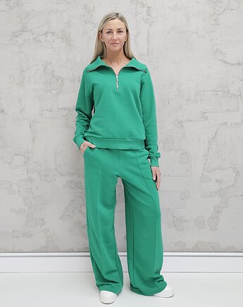 Kissa wygodny komplet z rozpinaną bluzą  Spring Green, Ablush