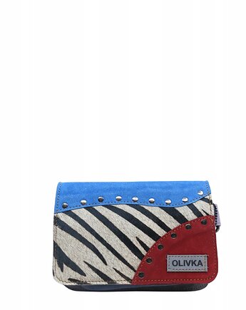 Nerka zamszowa wygodna unikalna damska ze skrawków zero waste OLIVKA, Olivka Warsaw