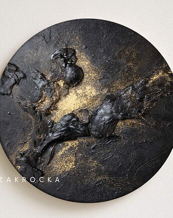 Obrazy okrągłe strukturalne, art and texture