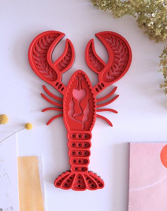 Loobster dekoracja ścienna, na_ha_ku 