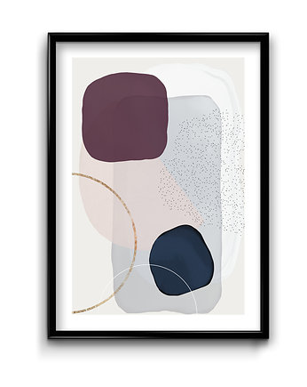 Plakat Abstract No.1, Bury Lis