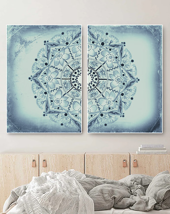 Plakat Mandala. Zestaw 2 prac, Malgorzata Domanska