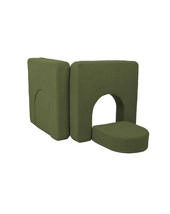 Zielone  drzwiczki Playlo - uzupełnienie Sofy modułowej Montesorri, Playlo