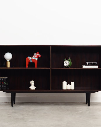 Regał palisandrowy, duński design, lata 70, produkcja: Dania, Przetwory design
