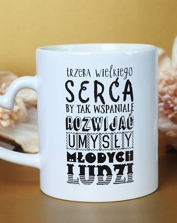 Kubek dla Nauczyciela z imieniem, personalizowany, Sowia Aleja