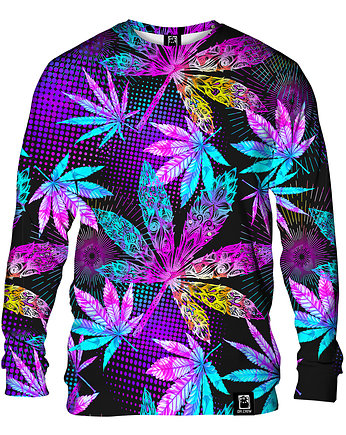 Bluza Bez Kaptura Męska DR.CROW Weed, DrCrow